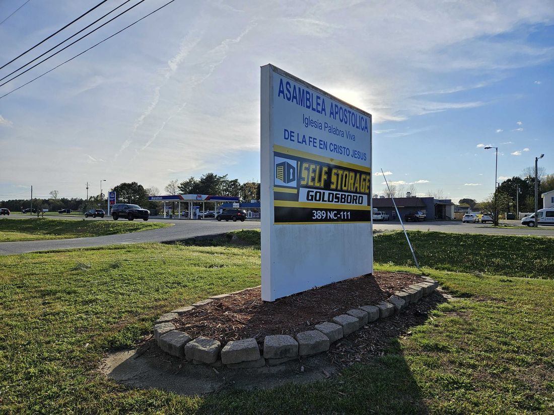 Self Storage Goldsboro NC-111 from the road