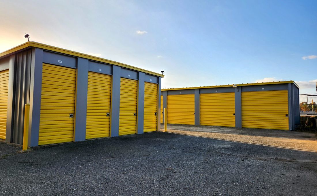 Drive-up storage units at Self Storage Goldsboro